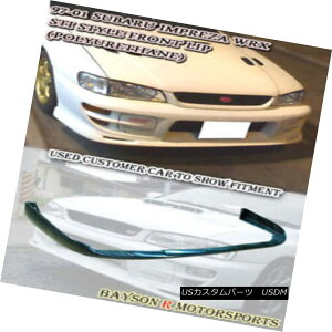 GAp[c ST-Style Front Lip (Urethane) Fits 99-01 Subaru Impreza GC8 STX^C̃tgbviE^j99-01 Subaru Impreza GC8ɓK