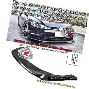 GAp[c Euro-Style Front Lip (Urethane) Fits 15-17 VW MK7 Golf 7 R (Golf R Only) [X^C̃tgbviE^j15-17 VW MK7St7 RiStR̂݁jɓK