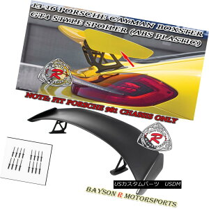 GAp[c GT4-Style Rear Trunk Spoiler (ABS) Fits 13-16 Porsche 981 Boxter Cayman GT4X^C̃AgNEX|C[iABSj13-16|VF981{NX^[EPC}ɓK