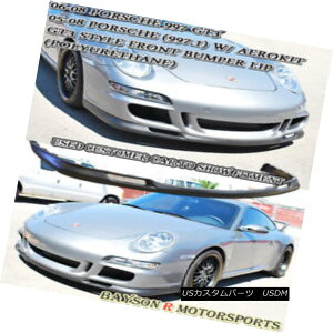 GAp[c GT3-Style Front Lip (Urethane) Fits 06-08 Porsche 997 911 GT3X^C̃tgbviE^jtBbg06-08|VF997 911
