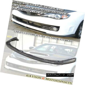 GAp[c CS-Style Bottom Line Front Lip (Carbon) Fits 08-10 Impreza STI GRB CSX^C̃{gCtgbviJ[{j08-10CvbTSTI GRB