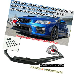 GAp[c CS-Style Front Lip (Urethane) Fits 18-Up Subaru WRX STi CSX^C̃tgbviE^j18C`XoWRX STiɃtBbg