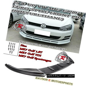 GAp[c Euro-Style Front Lip (Urethane) Fits 15-17 VW MK7 Golf 7 [X^C̃tgbviE^j15-17 VW MK7St7ɓK