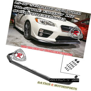 GAp[c VR-Style Front Lip (Urethane) Fits 15-17 Subaru WRX STi VRX^CtgbviE^j15-17XoWRX STi