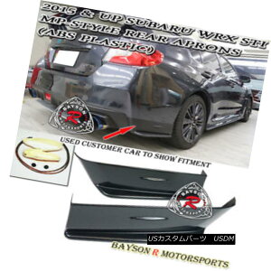 �G�A���p�[�c MP-Style Rear Aprons (ABS Plastic) Fits 15-18 Subaru WRX STi VA1 VA2 4dr MP-Style���A�G�v�����iABS�v���X�`�b�N�j15-18 Subaru WRX STi VA1 VA2 4dr �y���s�A���i�z