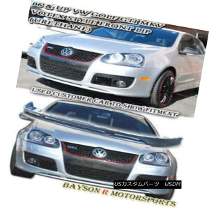 GAp[c Ground Effect V-Style Front Lip (Urethane) Fits 05-10 VW GTI OhV^tgbviE^jtBbg05-10 VW GTI