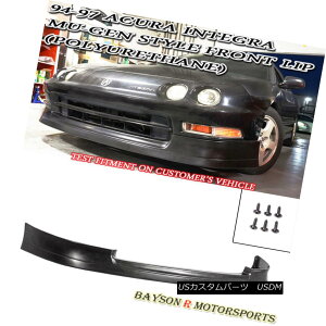 GAp[c Mu-gen Style Front Lip (Urethane) Fits 94-97 Acura Integra 2/4dr Mu-genX^CtgbviE^j94-97 Acura Integra 2 / 4dr