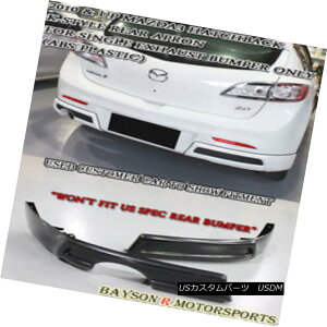 GAp[c K-Style Rear Aprons (Single Exhaust) Fits 10-12 Mazda 3 5dr K-StyleAGviVOGL][Xgj10-12}c_3 5dr