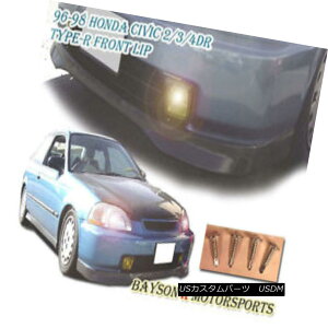 GAp[c TR-Style Front Lip (Urethane) Fits 96-98 Honda Civic 2dr TRX^CtgbviE^j96-98 Honda Civic 2dr