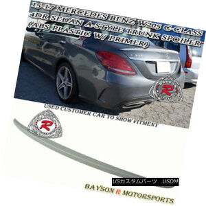 GAp[c A-Style Rear Trunk Spoiler Wing (ABS) Fits 15-18 Mercedes C-Class W205 4dr Sedan A-StyleAgNEX|C[EEBOiABSj15-18ZfXCNXW205 4drZ_