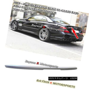 �G�A���p�[�c A-Style Trunk Spoiler Wing (ABS) Fits 03-12 Mercedes SL-Class R230 A-Style�g�����N�E�X�|�C���[�E�E�B���O�iABS�j��03-12�̃����Z�f�XSL�N���XR230�ɓK��