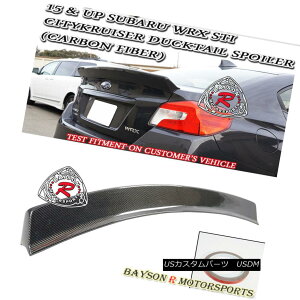 GAp[c CityKruiser Rear Trunk Spoiler Wing (Carbon) Fits 15-18 Subaru WRX STi 4dr Sedan CityKruiserAgNX|C[EBOiJ[{j15-18 Subaru WRX STi 4dr Sedan