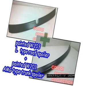 GAp[c Painted COMBO M-BENZ W203 C Sedan L type roof+ AMG type trunk spoiler color-040 hCOMBO M-BENZ W203 CZ_L^Cv[t+ AMG^CvgNX|C[color-040H