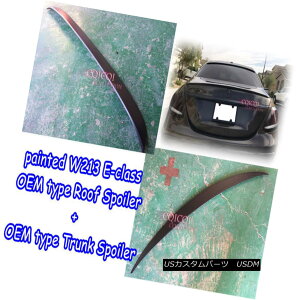 GAp[c Painted M-BENZ 17~ W213 E class Sedan OEM type roof + trunk spoiler all color  yCgꂽM-BENZ 17?W213 ENXZ_OEM^Cv̉+gNEX|C[SFH