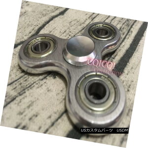 GAp[c Silver Metallic Hand Spinner Metal Aluminum Fidget Spinner Focus Toy Gift  Vo[^bNnhXsi[^A~tBWbgXsi[tH[JXMtgH