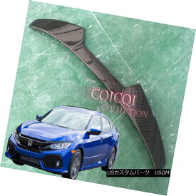 エアロパーツ Carbon Fiber HONDA 2017~2018 CIVIC sedan 4-door V type roof spoiler ◎ 炭素繊維HONDA 2017?2018 CIVICセダン4ドアVタイプルーフスポイラー？