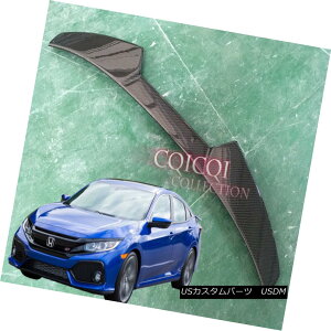 GAp[c Carbon Fiber HONDA 2017~2018 CIVIC sedan 4-door V type roof spoiler  Yf@HONDA 2017?2018 CIVICZ_4hAV^Cv[tX|C[H