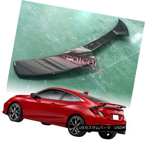 GAp[c Carbon Fiber HONDA 2017~2018 CIVIC coupe 2-door V type roof spoiler  Yf@HONDA 2017?2018 CIVICN[y2hAV^Cv[tX|C[H