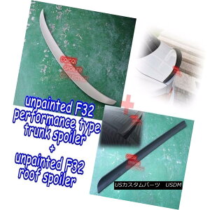 GAp[c Unpainted BMW 14~17 F32 4-series coupe roof + performance type trunk spoiler  hBMW 14?17 F32 4V[YN[y[t+ptH[}X^CṽgNEX|C[H