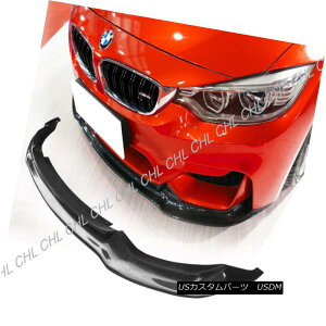 GAp[c V Style Carbon Fiber Front Bumper Add-on Spoiler Lip For 15-17 BMW F80 M3 F82 M4 VX^CJ[{t@Co[tgop[AhIX|C[bv15-17 BMW F80 M3 F82 M4