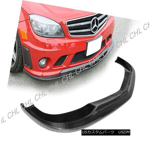 �G�A���p�[�c AK Style Carbon Fiber Front Bumper Lip For 2008-2011 Mercedes-Benz C63AMG Only AK�X�^�C���J�[�{���t�@�C�o�[�t�����g�o���p�[���b�vfor 2008-2011 Mercedes-Benz C63AMG�̂�