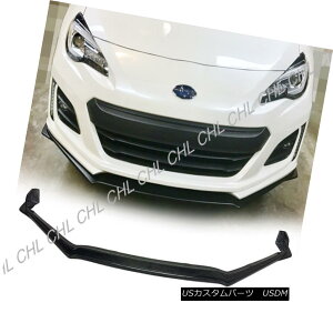 GAp[c ST Style Carbon Fiber Front Bumper Lip For 2017-2018 Subaru BRZ Facelift Only STX^CJ[{t@Co[tgop[bv2017-2018XoBRZtFCXtĝ