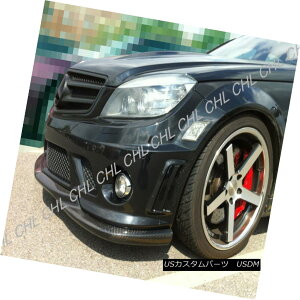 �G�A���p�[�c GH Style Carbon Fiber Front Bumper Lip For 2008-2011 Mercedes-Benz C63AMG Only GH�X�^�C���J�[�{���t�@�C�o�[�t�����g�o���p�[���b�v�i2008�N?2011�N�j�����Z�f�X�x���cC63AMG�̂�