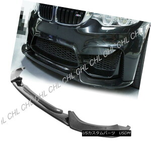 GAp[c VR Style Carbon Fiber Front Bumper Spoiler Lip For 15-17 BMW F80 M3 F82 M4 15-17 BMW F80 M3 F82 M4pVRX^CJ[{t@Co[tgop[X|C[bv