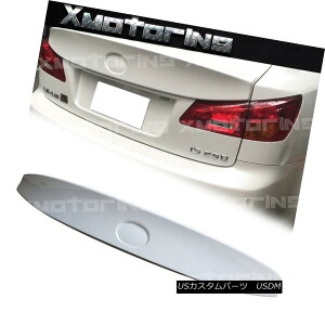 GAp[c PAINTED For LEXUS 06-13 Wide LOOK Trunk Spoiler Wing IS250 IS350 ISF Sedan Lip yCgNTX06-13ChbNgNX|C[ECOIS250 IS350 ISFZ_bv