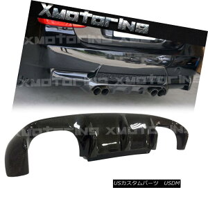 GAp[c For 2008-13 BMW E90 M3 Sedan Rear Bumper Carbon Fiber V Style Diffuser Quad Tips BMW E90 M3Z_Aop[J[{t@Co[VX^CfBt[U[Nbhqg