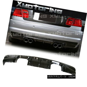 GAp[c V Look Carbon Fiber Rear Replaced Diffuser For 01-06 BMW E46 Coupe 2DR M3 Bumper VbNJ[{t@Co[AfBt[U[01-06ɌBMW E46N[y2DR M3op[