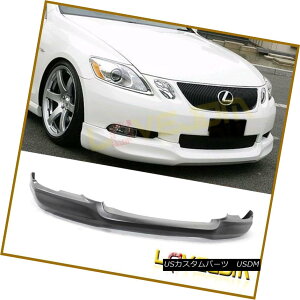 GAp[c Fits 06 07 Lexus GS300 GS350 GS430 PU Front Bumper Lip Spoiler Splitter tBbg06 07NTXGS300 GS350 GS430 PUtgop[bvX|C[Xvb^[