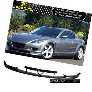 GAp[c Fits 04-07 Mazda RX-8 OE Style PU Front Bumper Lip Spoiler Bodykits tBbg04-07}c_RX-8 OEX^CPUtgop[bvX|C[{fBLbg