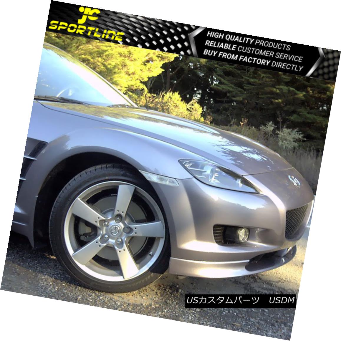 楽天市場】エアロパーツ Fits 04-07 Mazda RX-8 OE Style PU Front
