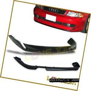 �G�A���p�[�c Fits 96-01 Audi A4 Black PU Front and Rear Bumper Lip Spoiler Bodykit �t�B�b�g96 - 01�A�E�f�BA4�u���b�NPU�t�����g�ƃ��A�o���p�[���b�v�X�|�C���[�{�f�B�L�b�g