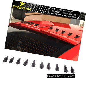 GAp[c Universal 10pc Vortex Generator PP EVO-Style Roof Shark Fins Spoiler Wing Kit jo[T10pc{ebNXWFl[^PP EVOX^CLtBX|C[ECOLbg