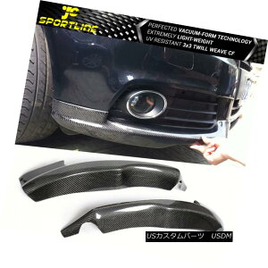 GAp[c Fits 09-12 Audi A4 Front Side Bumper Lip Splitter Carbon Fiber tBbg09-12AEfBA4tgTChop[bvXvb^[J[{t@Co[