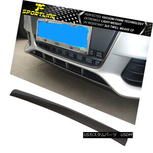 GAp[c Fits 09-12 Audi A4 Front Chin Lip Spoiler Carbon Fiber tBbg09-12AEfBA4tg`bvX|C[J[{t@Co[