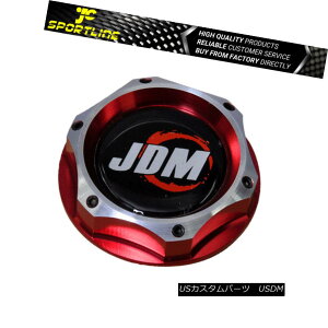 GAp[c Fits HONDA ACURA POWER RED CHROME 2 TONE JDM JAPAN BILLET ENGINE OIL FILLER CAP z_AEp[bhN[2 TONE JDM JAPAN BILLET ENGINE OIL FILLER CAP