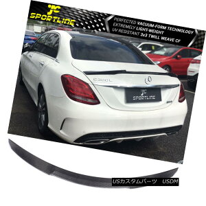 GAp[c Fits 15-18 Mercedes-Benz C-Class W205 Sedan  C63 AMG ML Style Trunk Spoiler CF tBbg15-18ZfXxcCNXW205Z_amp; C63 AMG MLX^C̃gNEX|C[CF