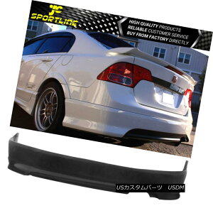 GAp[c Black Polyurethane HFP Style Rear Bumper Lip Bodykits Fit 06-11Honda Civic EX Si ubN|E^HFPX^CAop[bv{fBLbgtBbg06-11Honda Civic EX Si