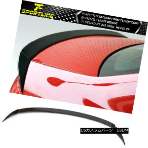 エアロパーツ Fits 09-16 Audi A4 ABT Style Carbon Fiber Trunk Spoiler Wing フィット09-16アウディA4 ABTスタイルカーボンファイバートランクスポイラーウィング