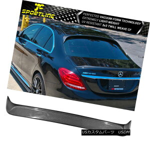 GAp[c Fits 15-18 Mercedes W205 C Class C63 AMG Sedan OE Style Rear Roof Spoiler CF tBbg15-18ZfXW205 CNXC63 AMGZ_OEX^CA[tX|C[CF