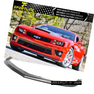 GAp[c Fits 10-13 Chevy Camaro SS V8 2Dr Black PU Front Bumper Lip Spoiler Splitter tBbg10-13V{[J}SS V8 2DrubNPUtgop[bvX|C[Xvb^[