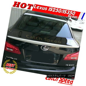 GAp[c Combo Painted OE Rear Roof+Trunk Spoiler For Lexus IS250 IS350 Sedan 2006~12 ABS R{hςOEA[t+gNEX|C[ANTXpIS250 IS350Z_2006?12 ABS