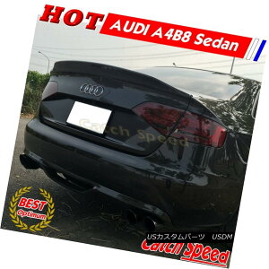GAp[c UNPAINTED ABS C STYLE REAR TRUNK SPOILER WING FOR AUDI A4 B8 SEDAN 2009~2011 ? AEfBA4 B8 SEDAN 2009?2011̂߂̃ApChABS CX^C̃AgNX|C[ECOH