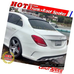 GAp[c Combo painted OE Roof + A trunk Spoiler For Mercedes Benz W205 Sedan 2015~2018 R{hOE+ZfXxcW205Z_2015?2018̂߂̃gNEX|C[