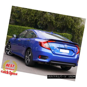 GAp[c Stock RS Style Trunk Spoiler Wing LED Brake Light For 2016+ Honda Civic Sedan 2016+z_VrbNZ_̂߂̍݌RSX^CgNX|C[EBOLEDu[LCg