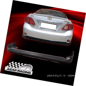 GAp[c 2009 2010 Polypropylene Rear Bumper Lip Spoiler Diffuser Fits Toyota Corolla 4Dr 2009N2010N|vsAop[bvX|C[fBt[U[g^J[4DrɃtBbg