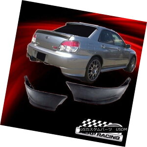 GAp[c 2002-2007 Urethane Rear Bumper Lip Spoiler Splitter 2Pcs Fits Subaru Impreza Wrx 2002-2007E^op[bvX|C[Xvb^[2Subaru Impreza Wrx